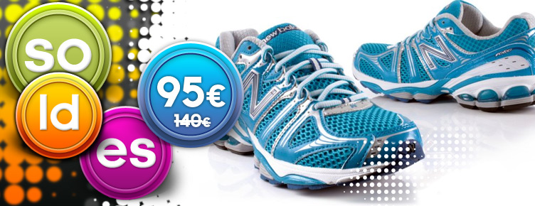 Soldes running course   pied