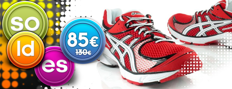 Soldes running course   pied