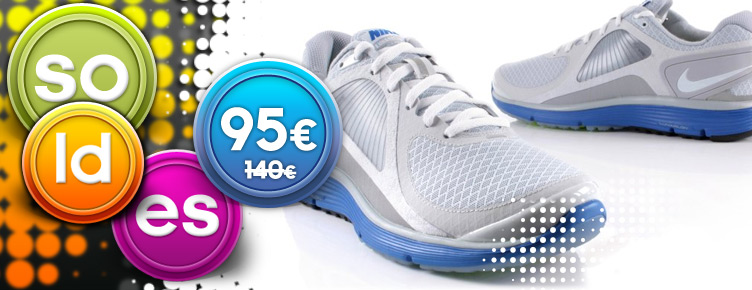 Soldes running course   pied