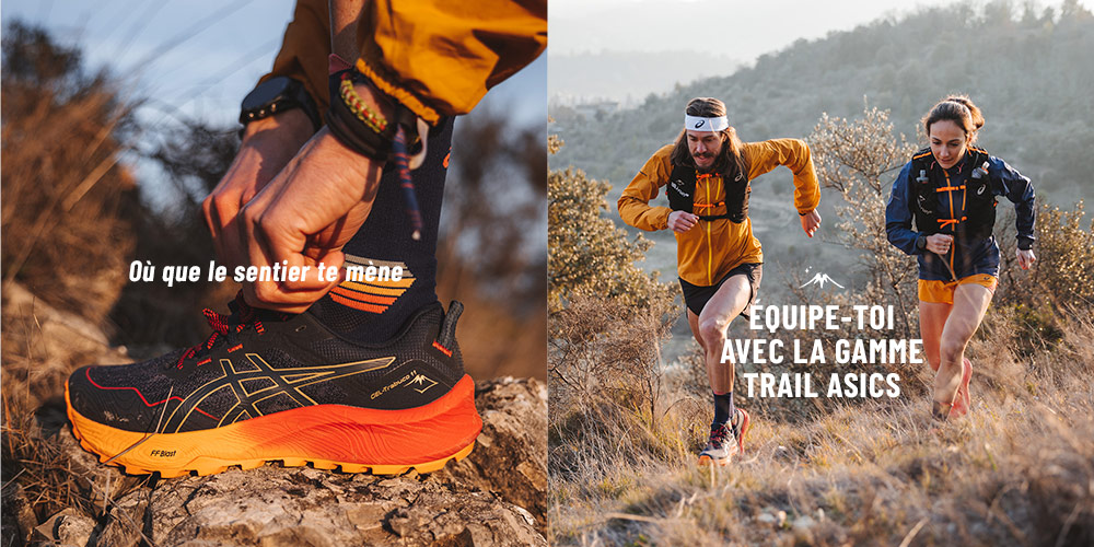 collection chaussures asics trail