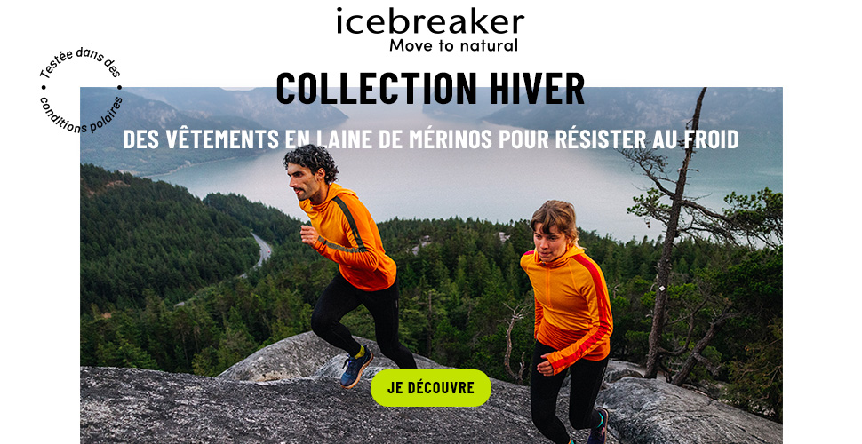 Icebreaker : Vêtements et sous-vêtements de sport - running, trail