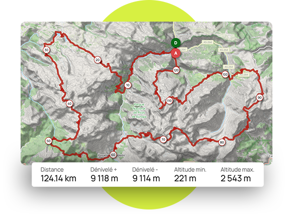 tracé trail asturies espagne