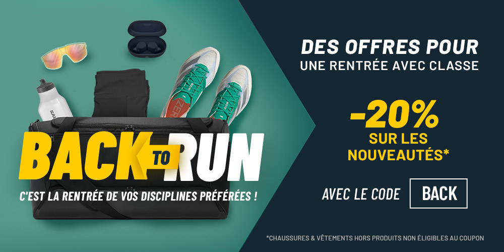 chaussures et vêtements de sport en promo
