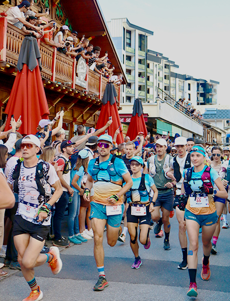 Assistez au d�part de la plus fameuse course d'ultra trail au monde avec Shouk�.