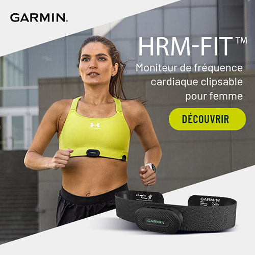 HRM-Fit, la ceinture cardio compatible avec une brassière (pour