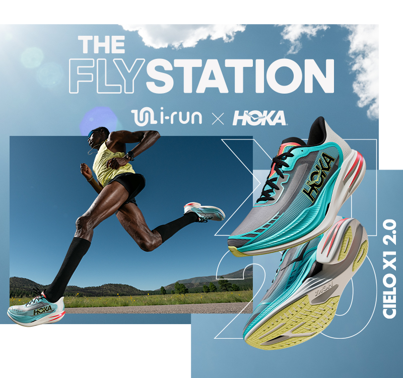 the fly station by i-run & hoka