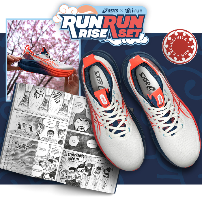 collaboration ASICS x i-Run nimbus 28