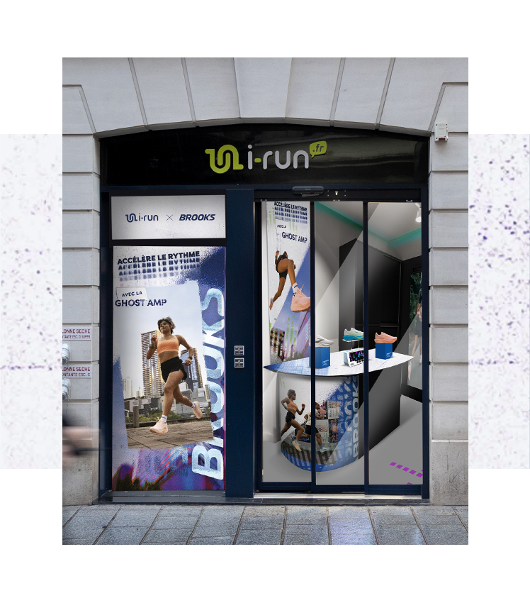 magasin i-run x brooks ghost amp