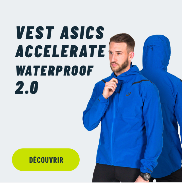 Veste homme ASICS Accelerate Watreproof 2.0