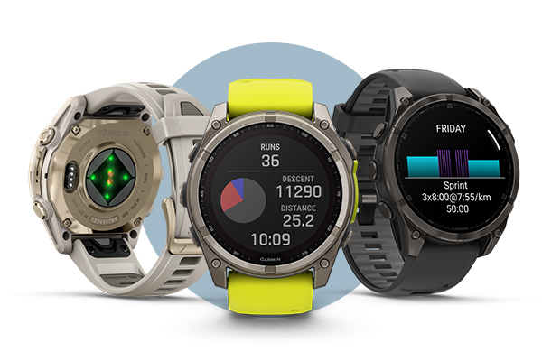 taille bracelets et &eacute;crans garmin Fenix