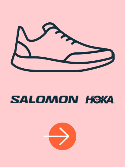 Salomon und Hoka Damen-Laufschuhe