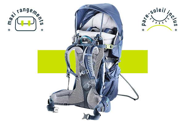 porte b�b� deuter kid confort pro pour la randonn�e