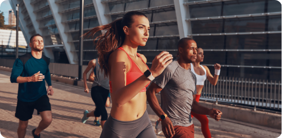 Clothing tops for Running